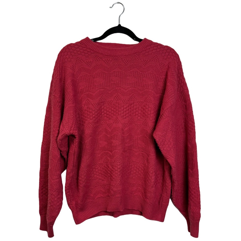 Vintage Pink Knit Sweater sz L